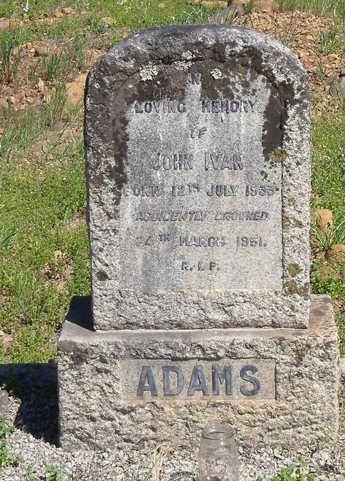 ADAMS John Ivan 1935-1951