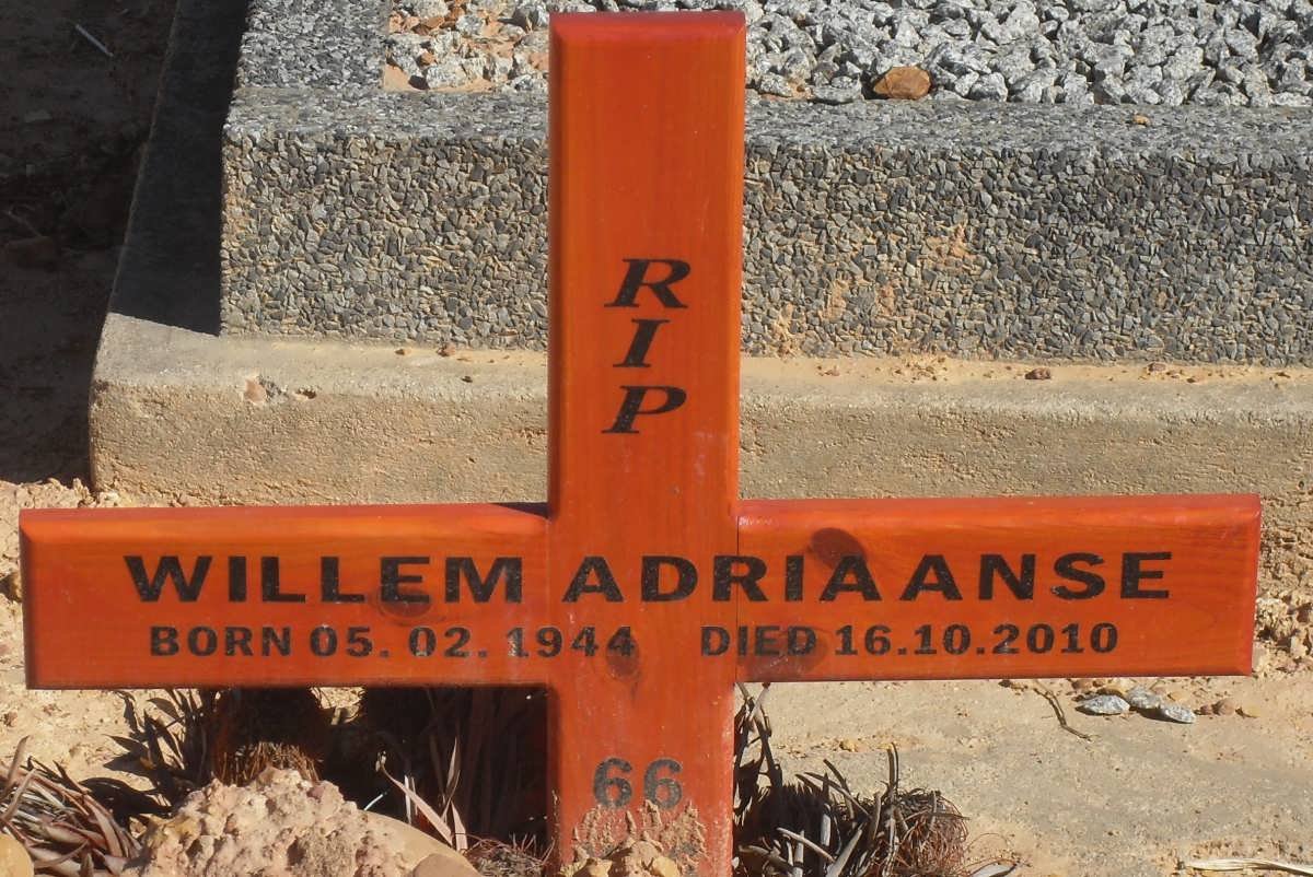ADRIAANSE Willem 1944-2010