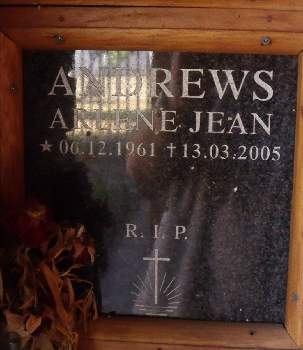 ANDREWS Arlene Jean 1961-2005