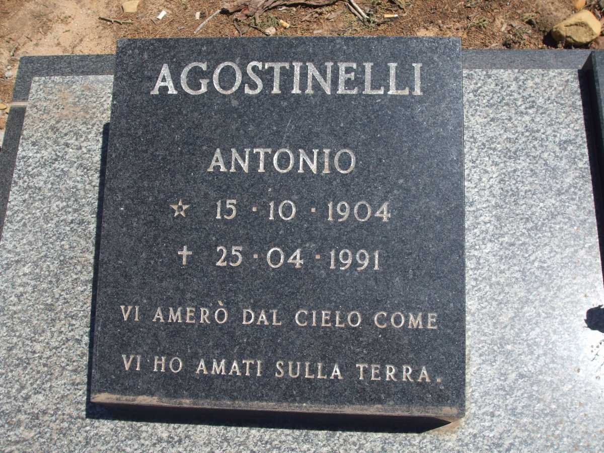 AGOSTINELLI Antonio 1904-1991 &amp; Maria 1905-1995