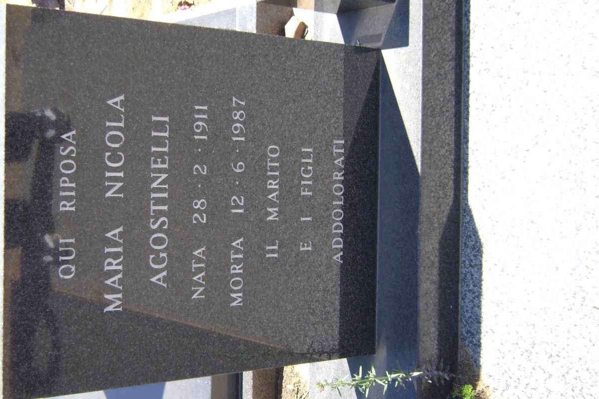 AGOSTINELLI Maria Nicola 1911-1987