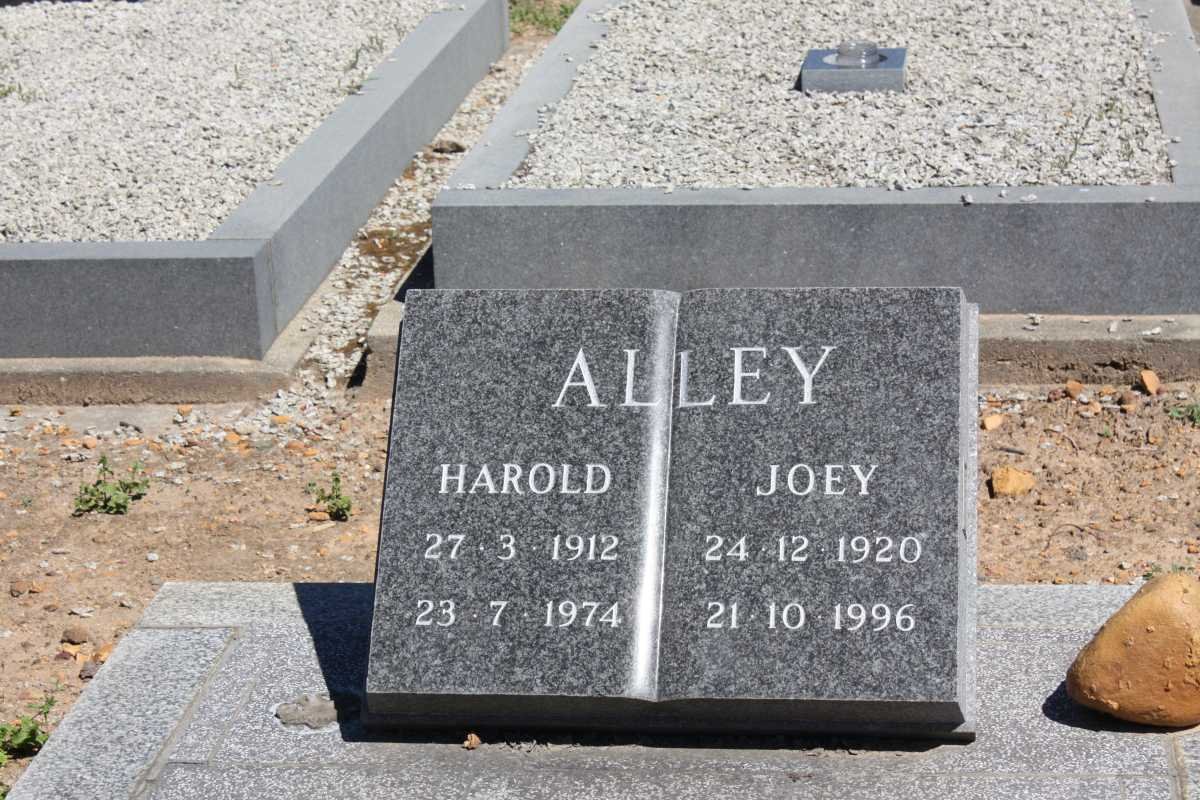ALLEY Harold 1912-1974 &amp; Joey 1920-1996