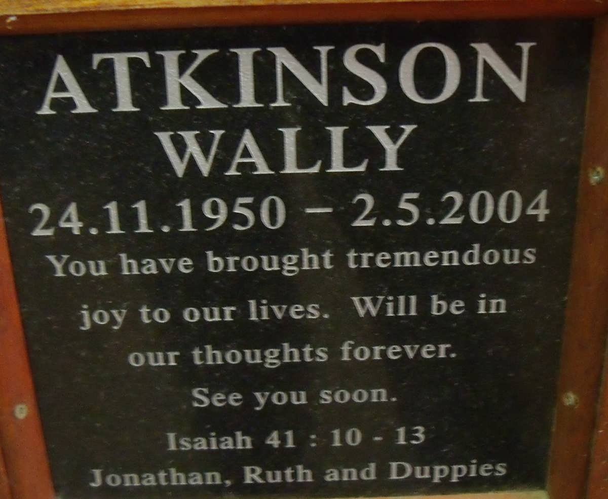 ATKINSON Wally 1950-2004