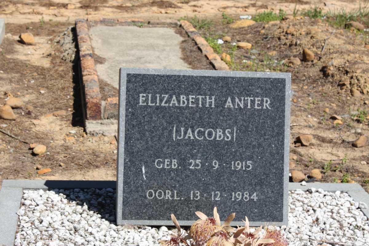ANTER Elizabeth nee JACOBS 1915-1984