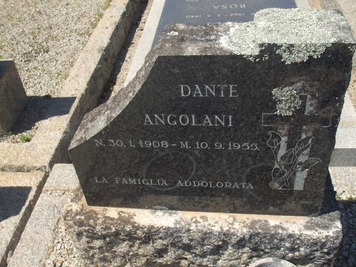 ANGOLANI Dante 1908-1955 