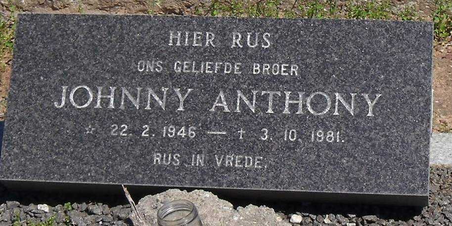 ANTHONY Johnny 1946-1981