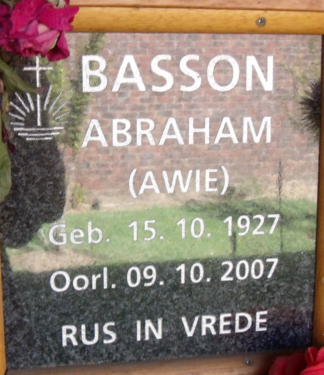 BASSON Abraham 1927-2007