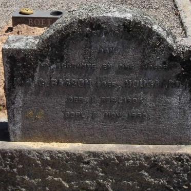 BASSON H.G. nee HOUGAARD 1904-1950