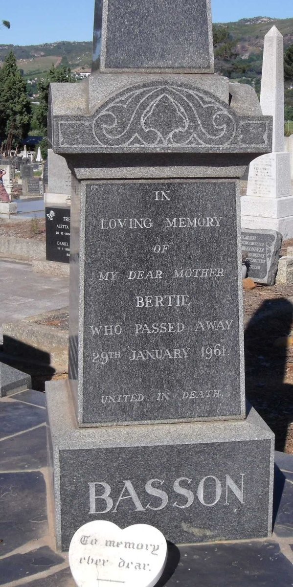 BASSON Bertie -1961