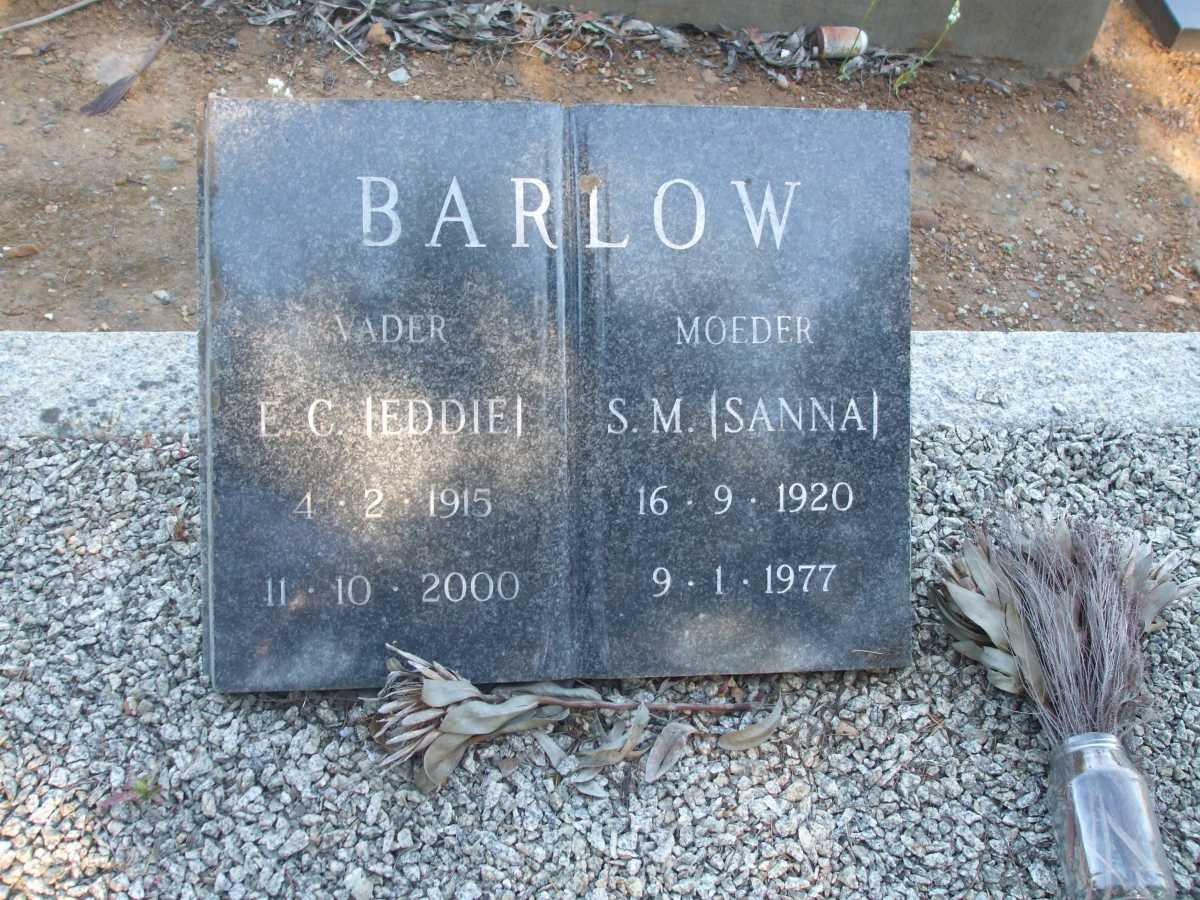 BARLOW E.C. 1915-2000 S.M. 1920-1977