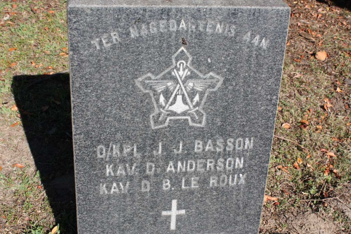 BASSON J.J. :: ANDERSON D. ::  ROUX D.B., le