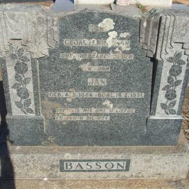 BASSON Jan 1884-1951