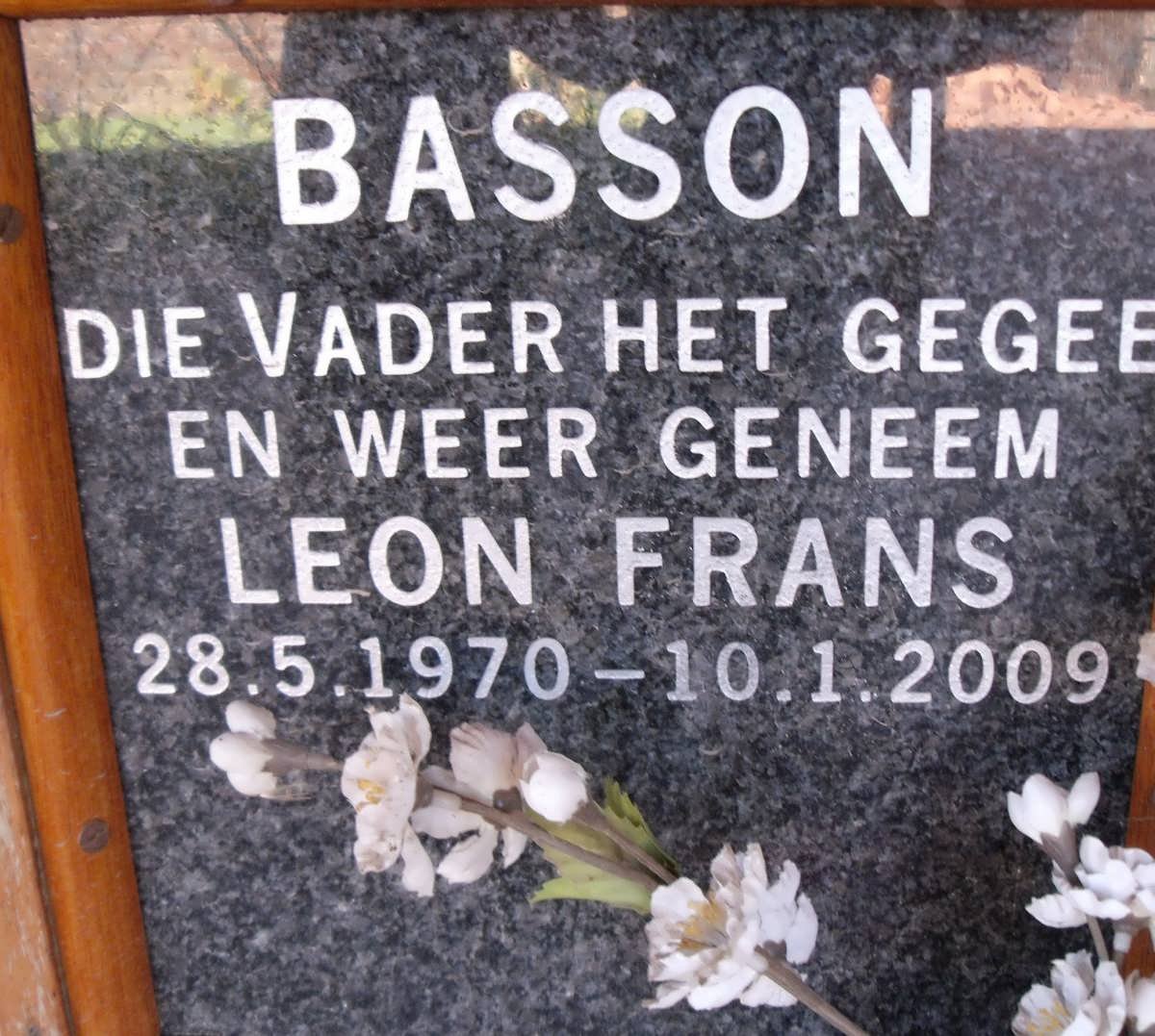 BASSON Leon Frans 1970-2009