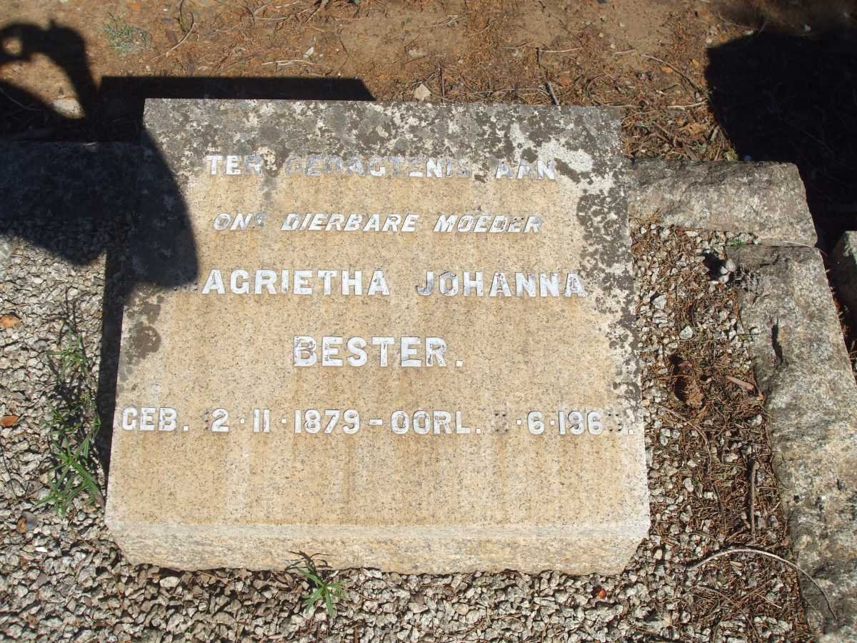 BESTER Magrietha Johanna 1879-196?