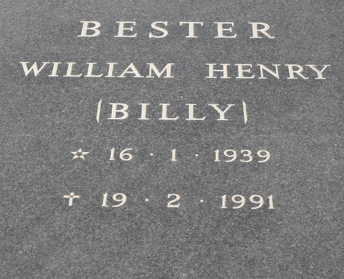 BESTER William Henry 1939-1991