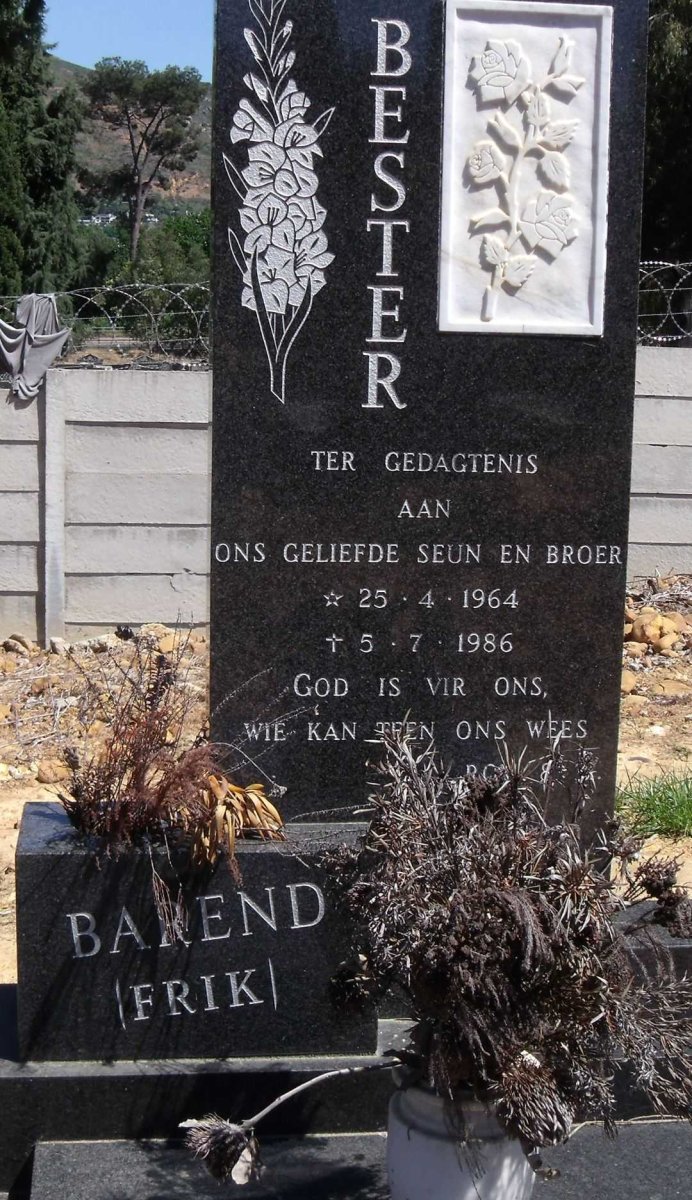 BESTER Barend 1964-1986