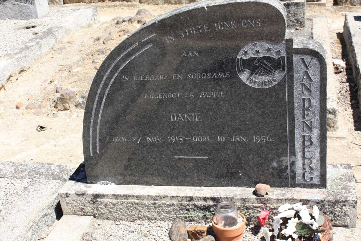 BERG Danie, van den 1915-1956