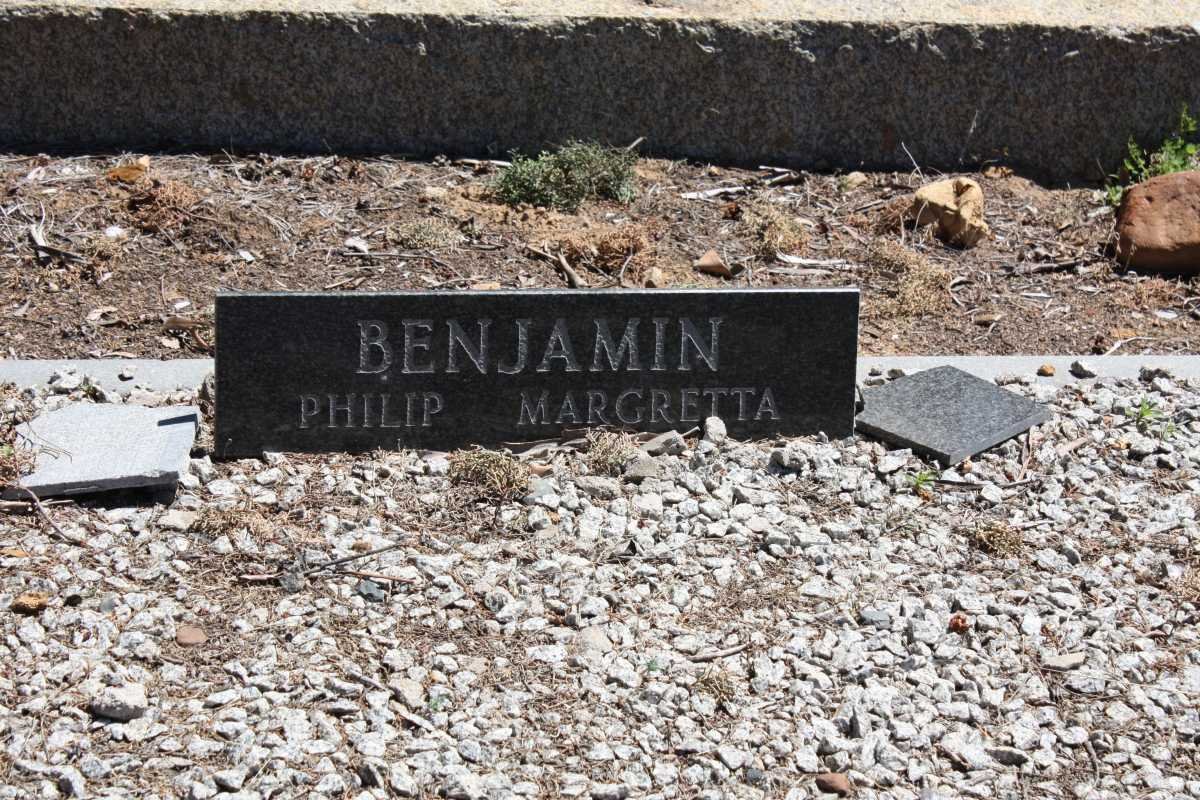 BENJAMIN Philip &amp; Margretta