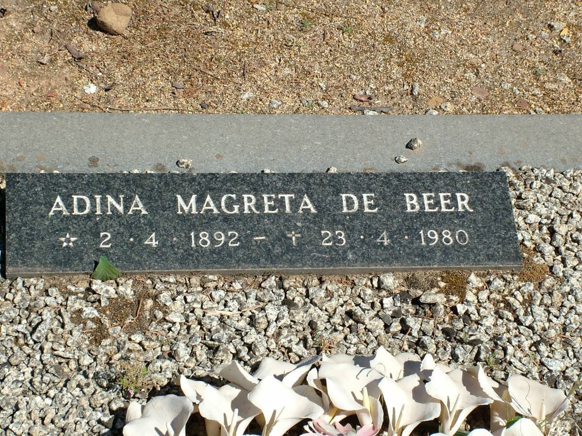 BEER Adina Magreta, de 1892-1980