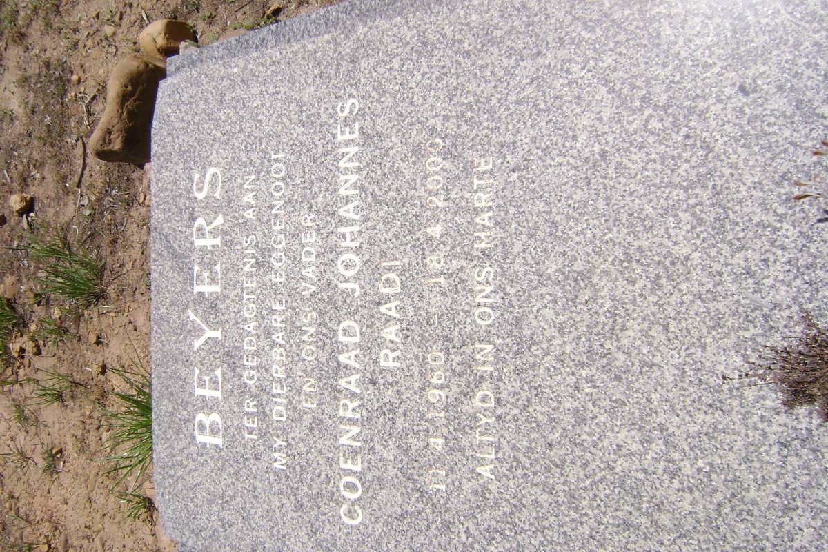 BEYERS Coenraad Johannes 1960-2000