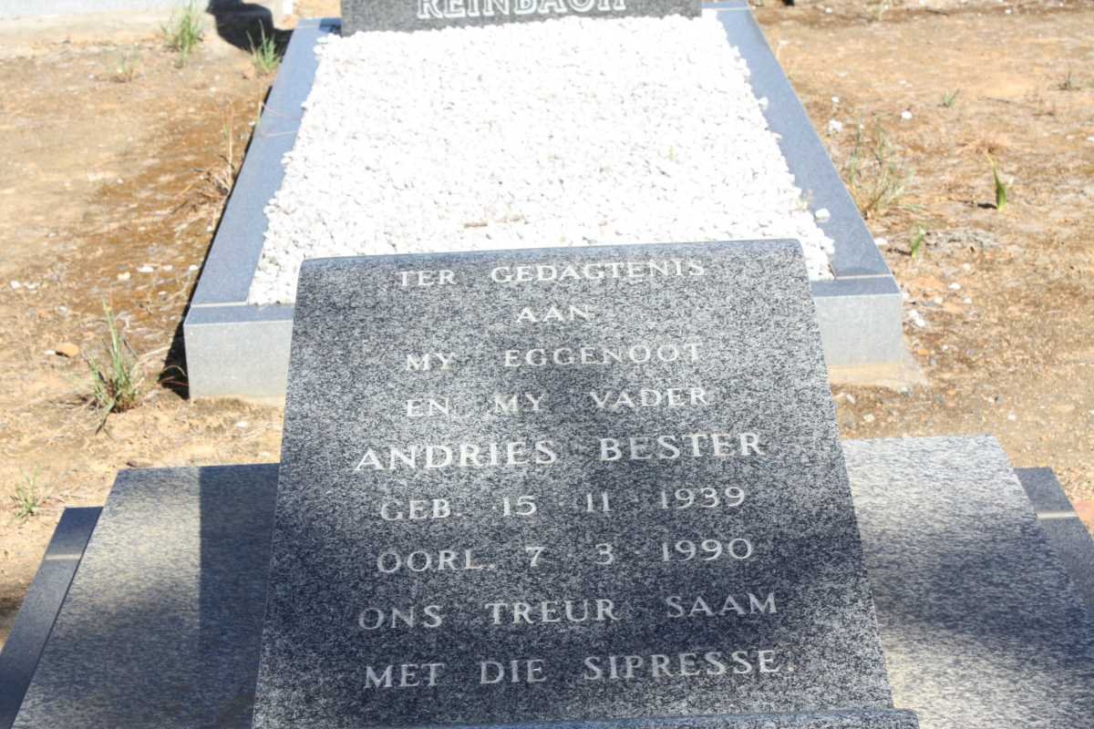 BESTER Andries 1939-1990