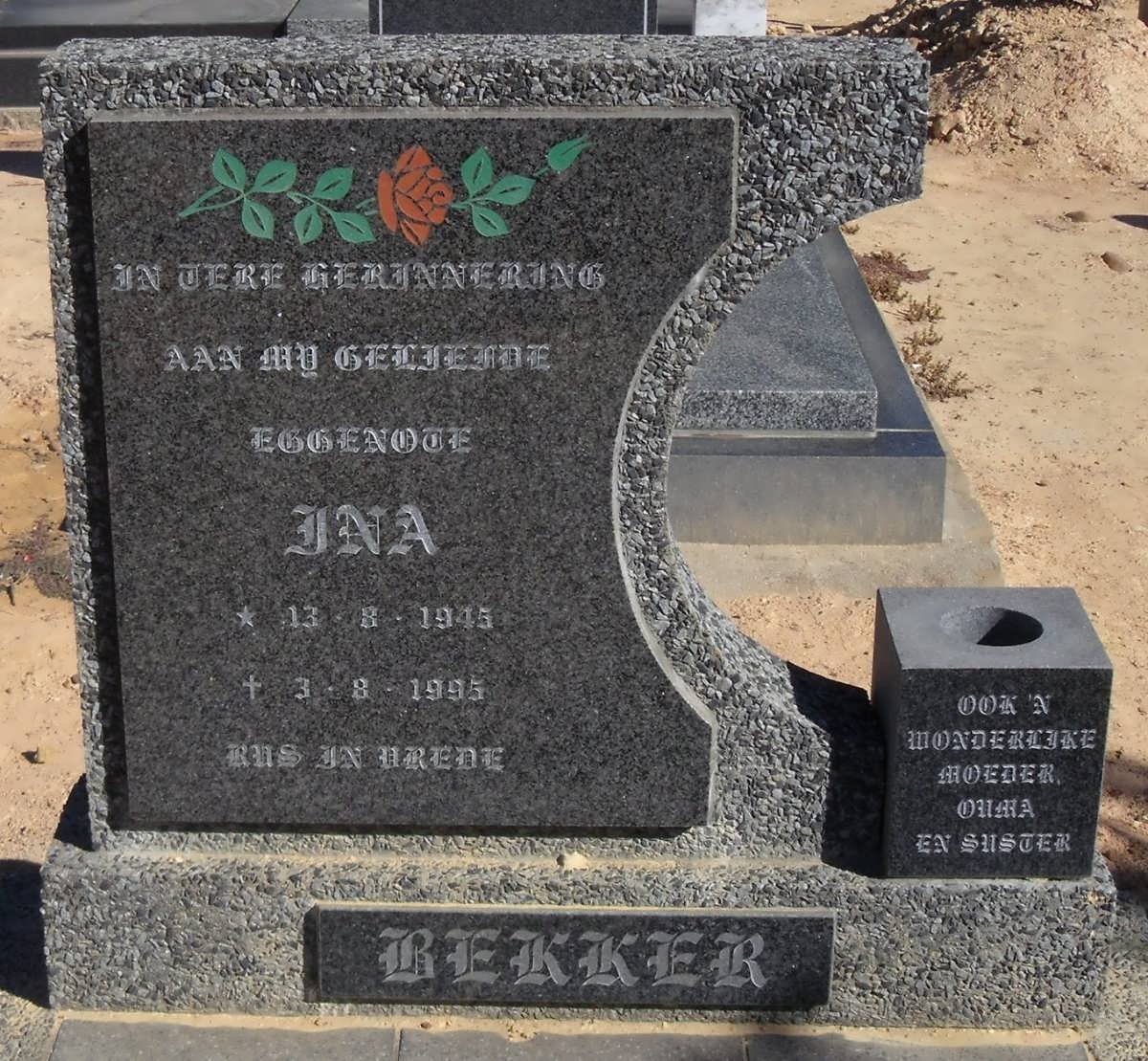 BEKKER Ina  1945-1995