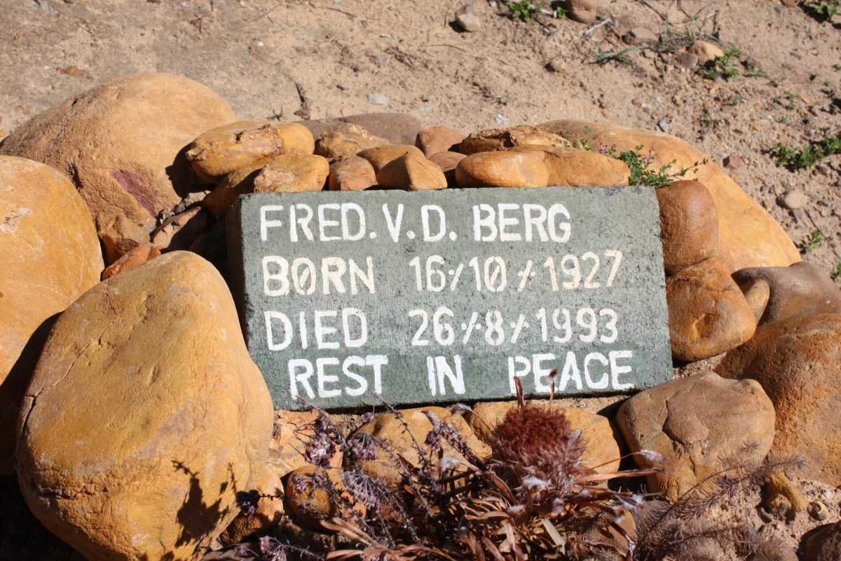 BERG Fred, v.d. 1927-1993