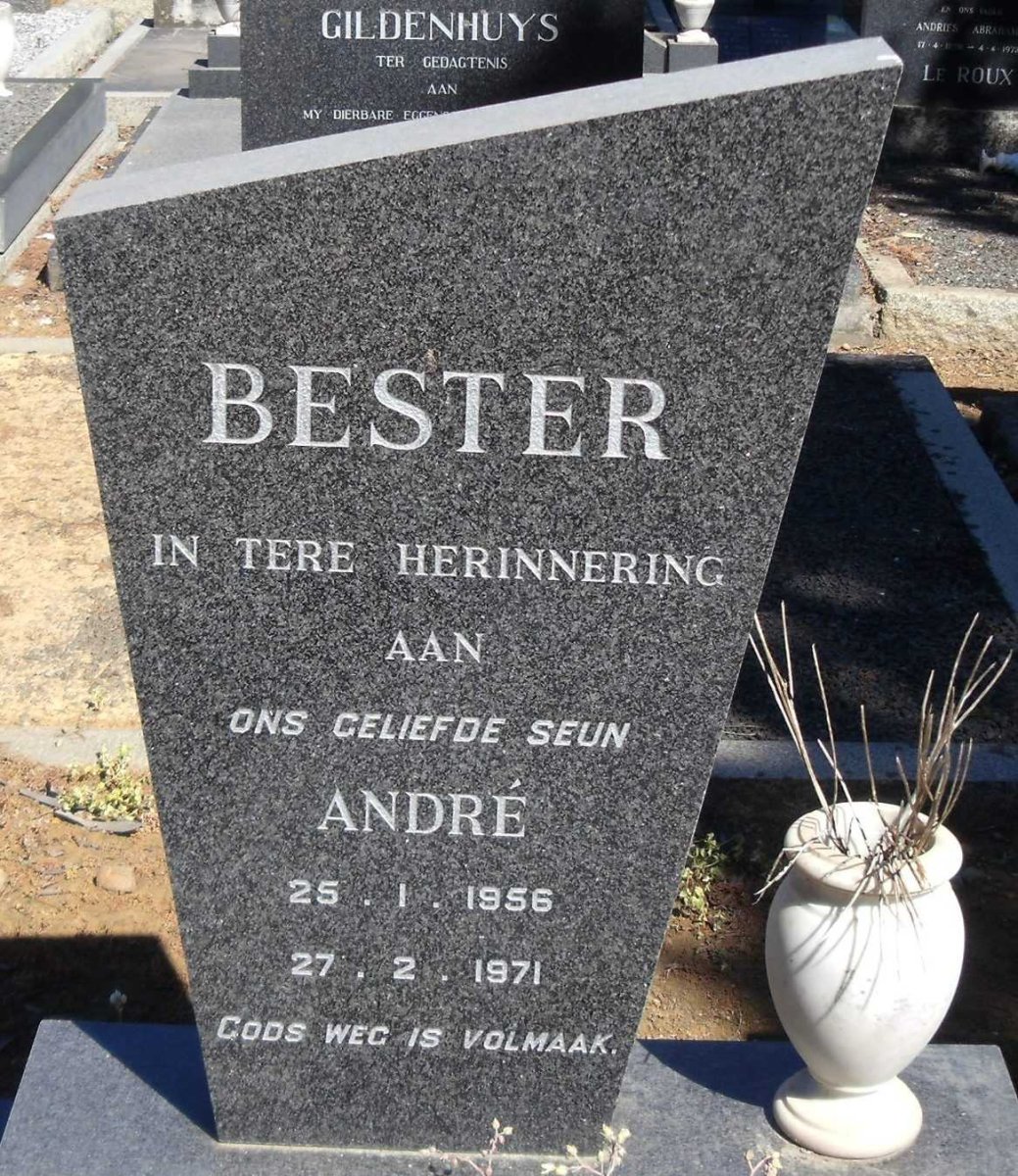 BESTER André 1956-1971