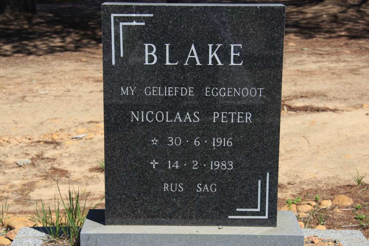 BLAKE Nicolaas Peter 1916-1983