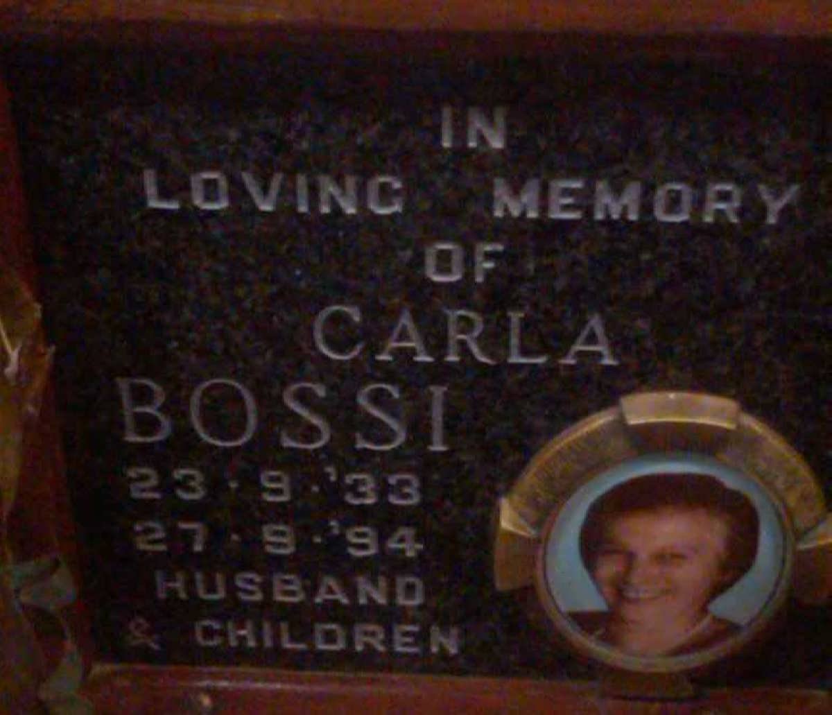 BOSSI Carla 1933-1994