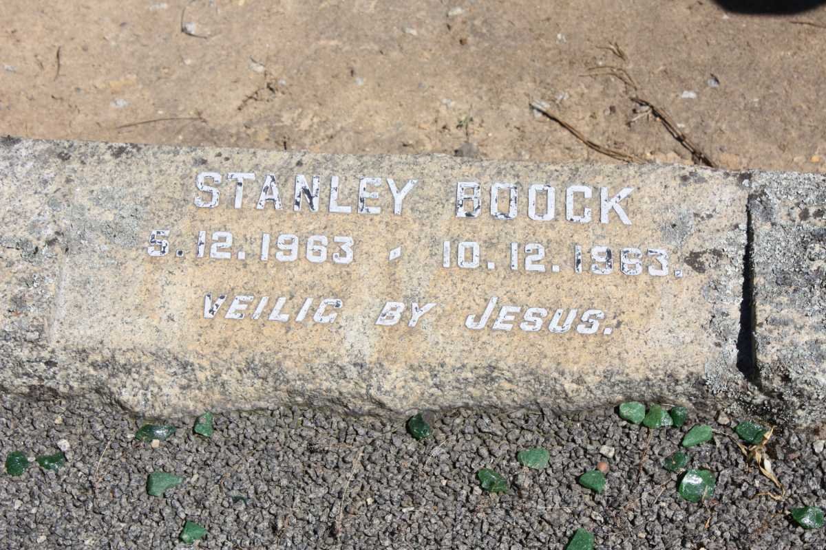 BOOCK Stanley 1963-1963