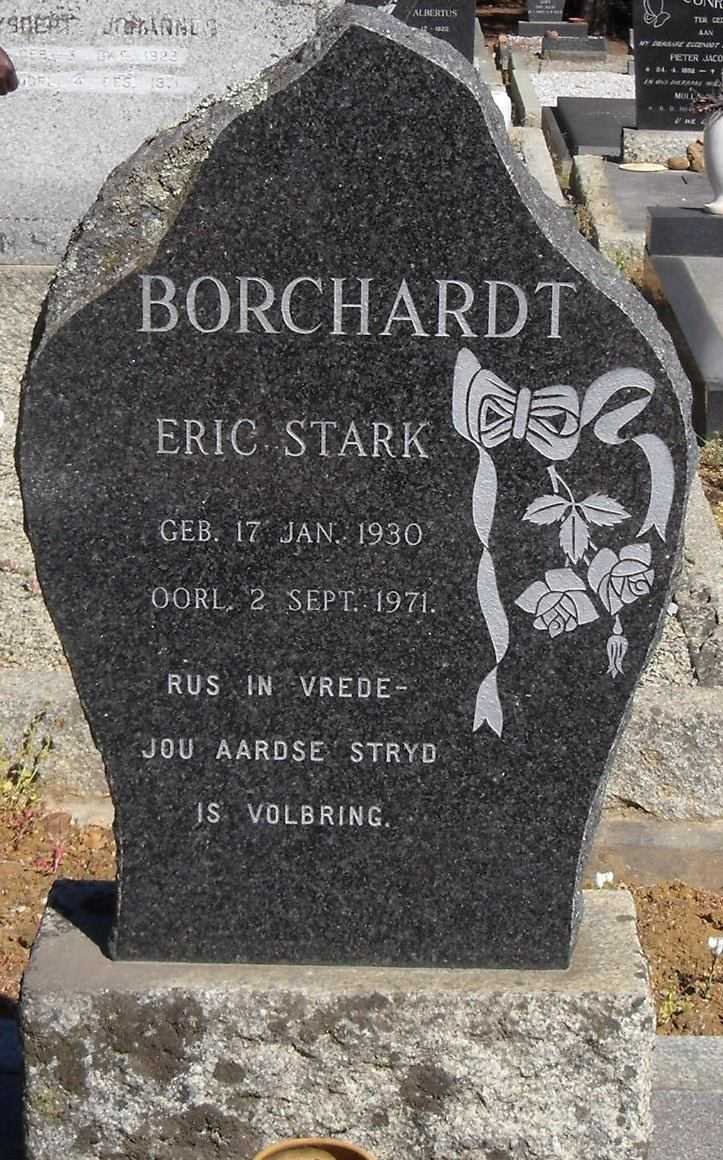 BORCHARDT Eric Stark 1930-1971
