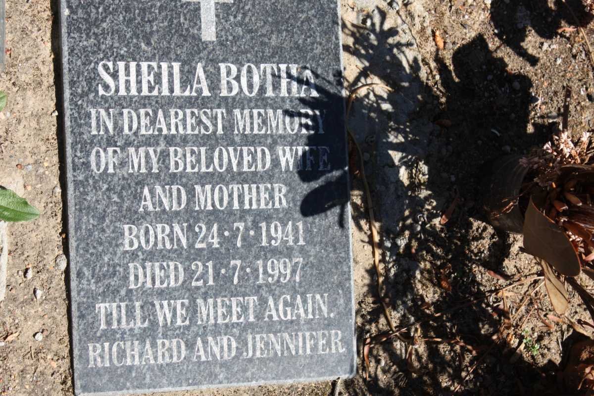BOTHA Sheila 1941-1997
