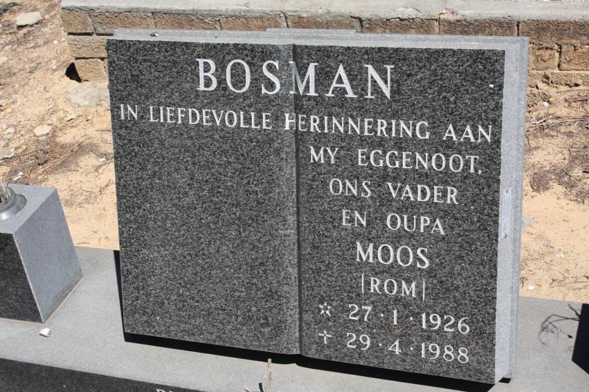 BOSMAN Moos 1926-1988