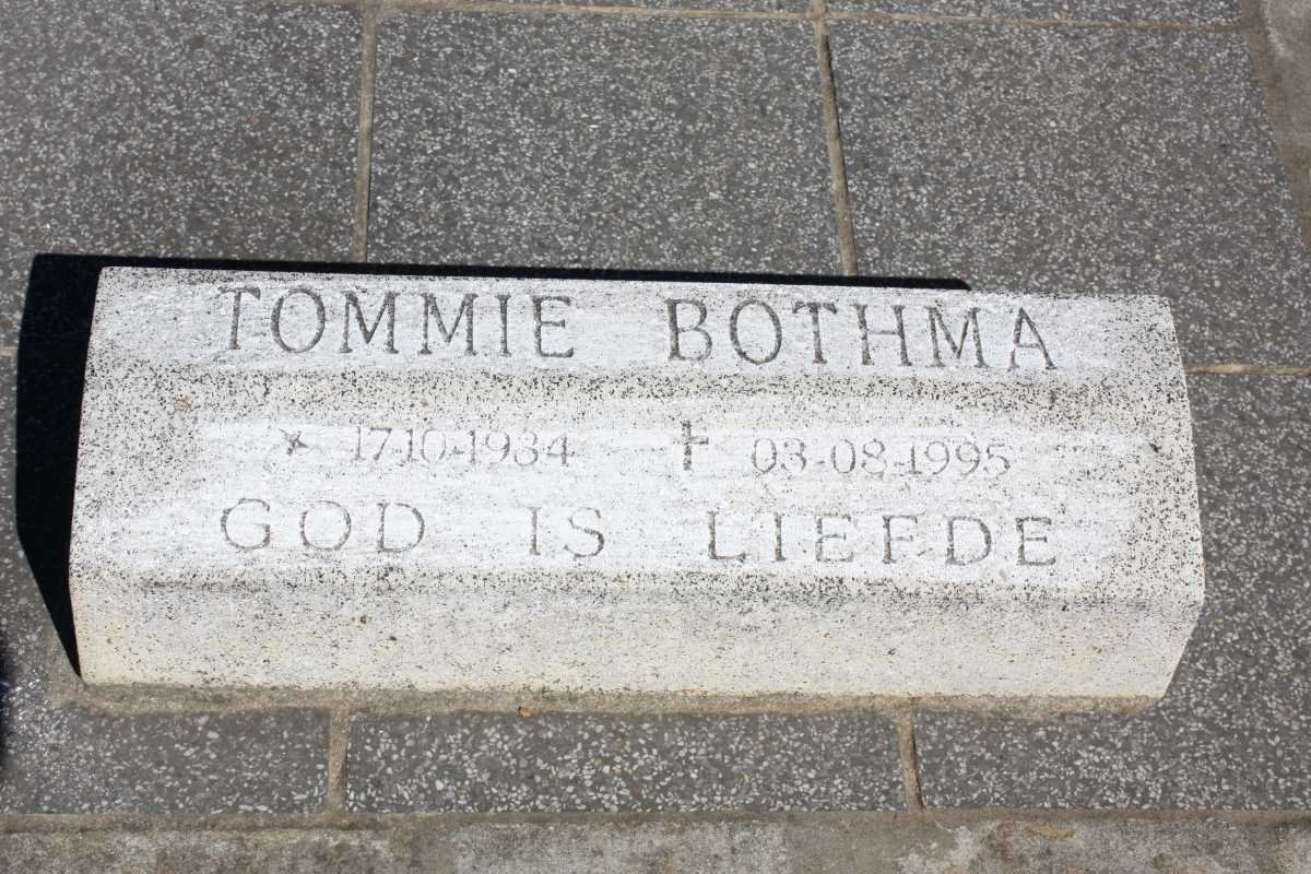 BOTHMA Tommie 1934-1995