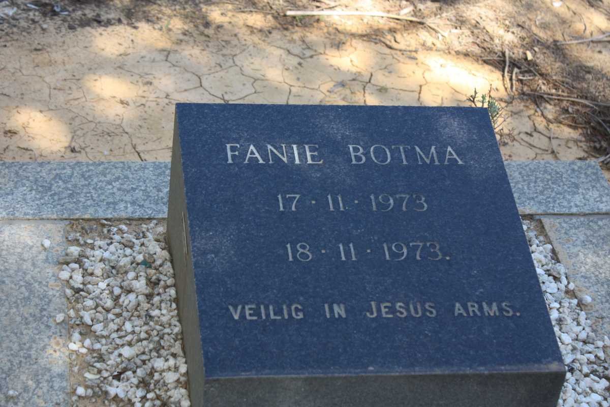 BOTMA Fanie 1973-1973