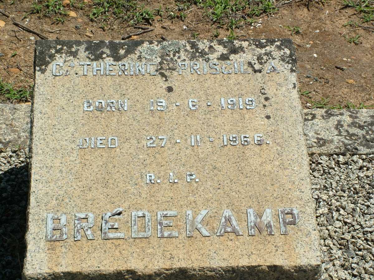 BREDEKAMP Catherine Priscilla 1919-1966