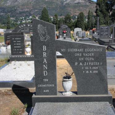 BRAND P.A.J. 1929-1991
