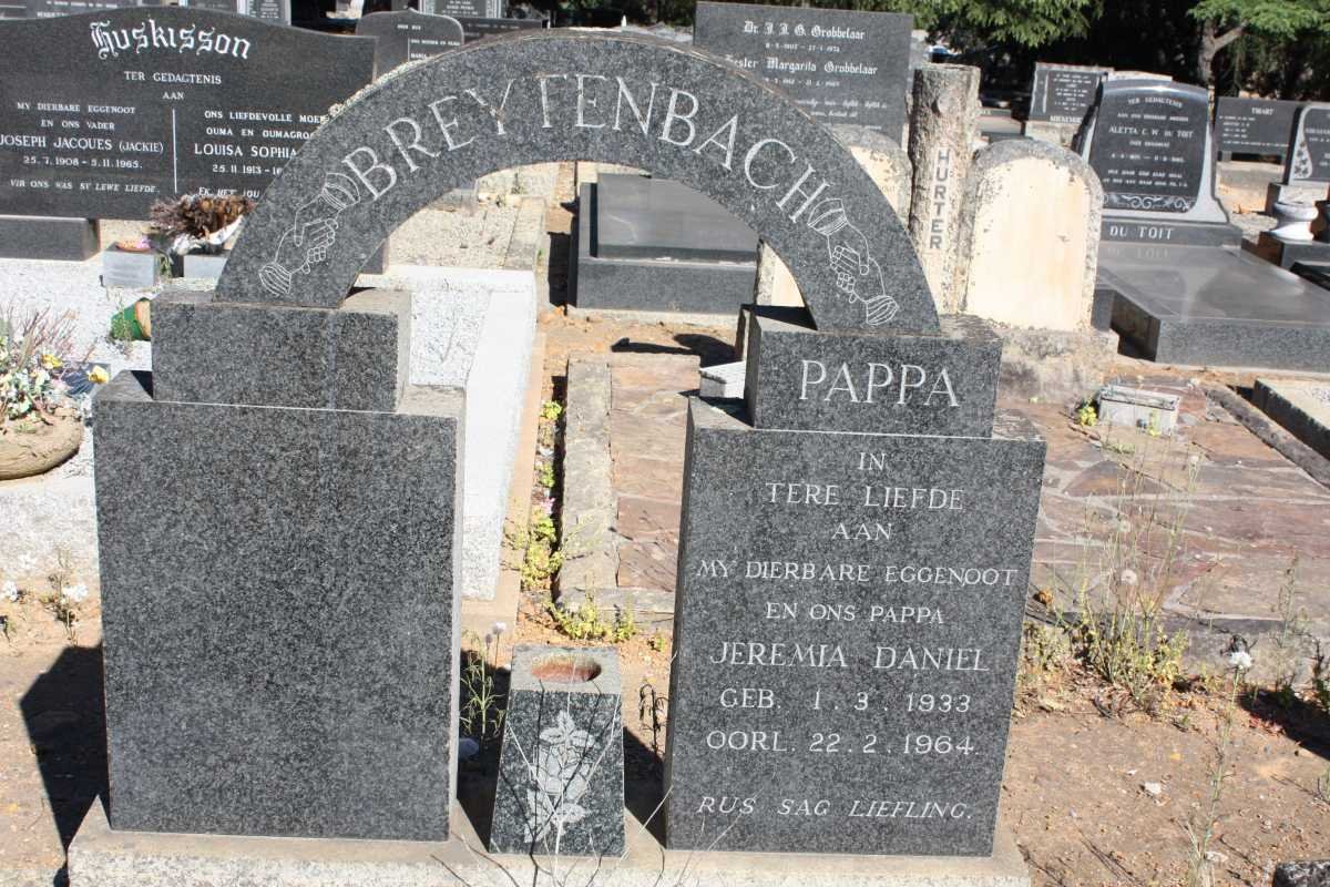 BREYTENBACH Jeremia Daniel 1933-1964
