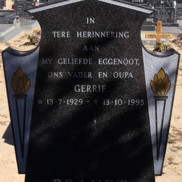 BRANDT Gerrie 1929-1995