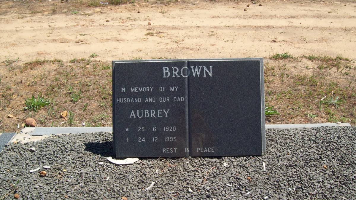 BROWN Aubrey 1920-1995