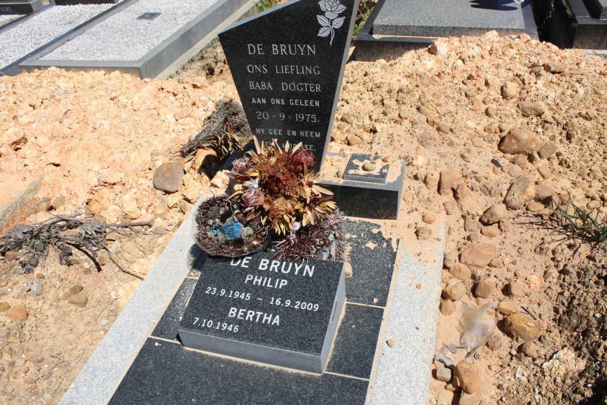 BRUYN Philip, de 1945-2009 &amp; Bertha 1946- :: BRUYN Baba dogter, de -1975