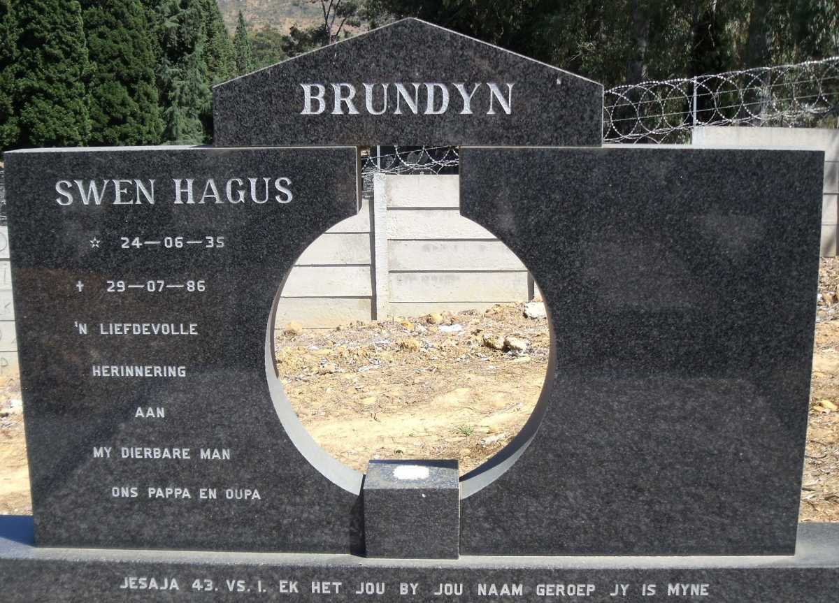 BRUNDYN Swen Hagus 1935-1986