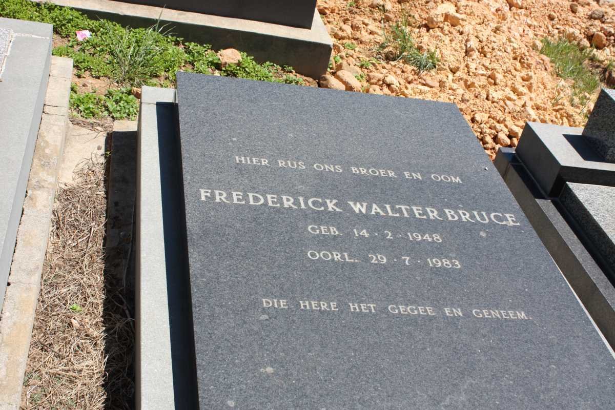 BRUCE Frederick Walter 1948-1983