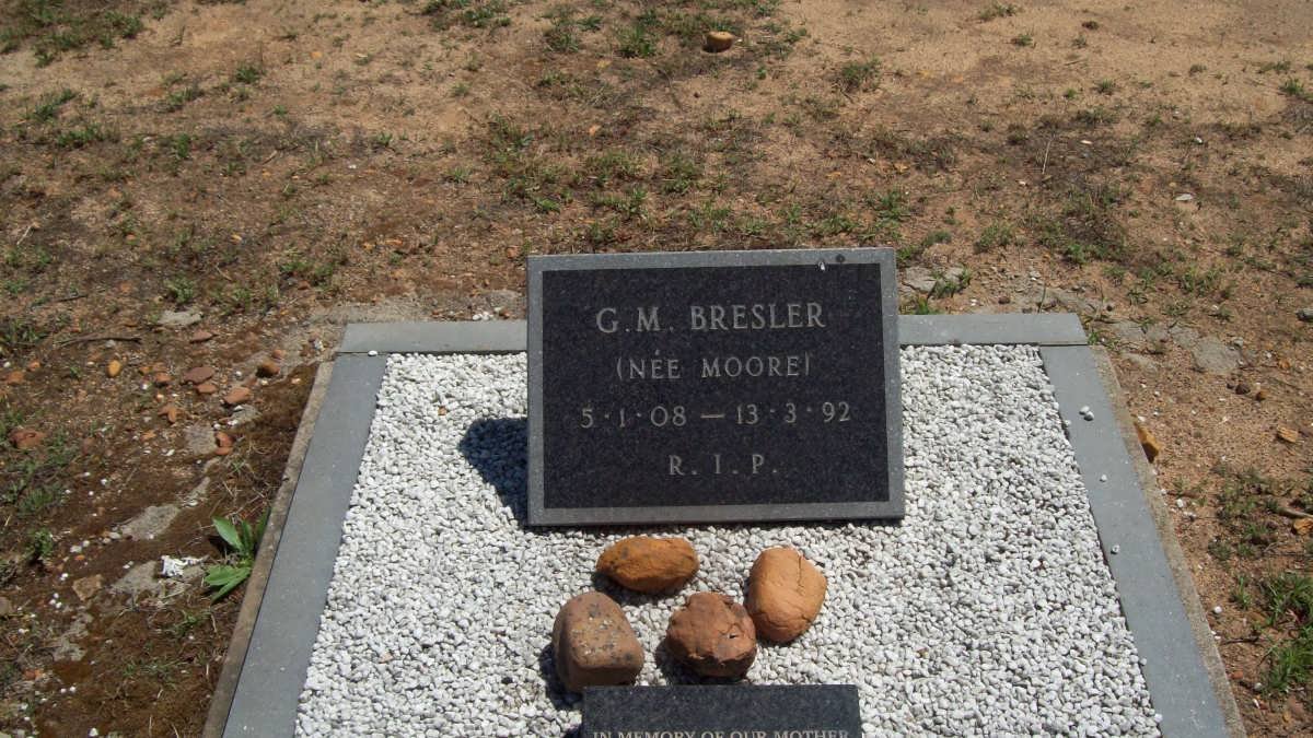 BRESLER G.M. nee MOORE 1908-1992