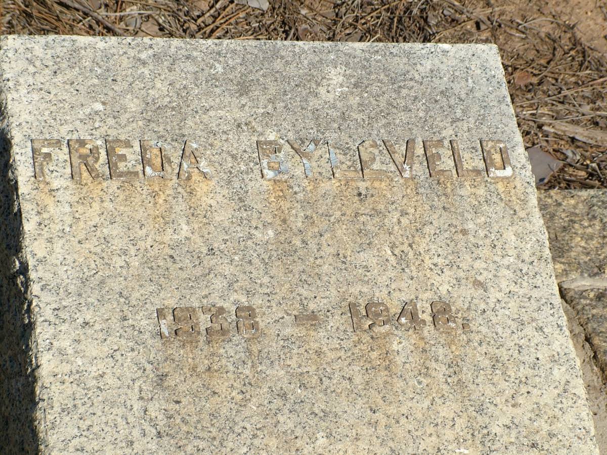 BYLEVELD Freda 1938-1948