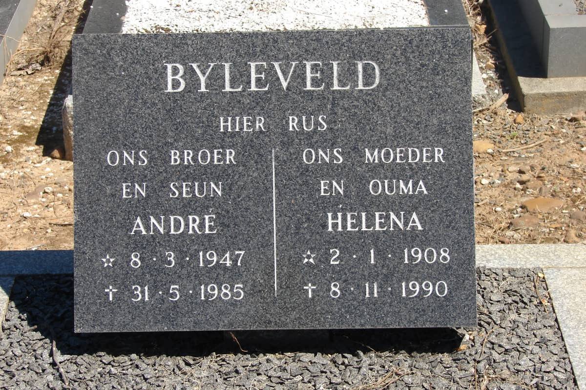 BYLEVELD André 1947-1985 :: BYLEVELD Helena 1908-1990
