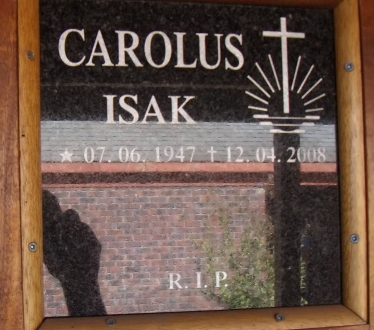 CAROLUS Isak 1947-2008