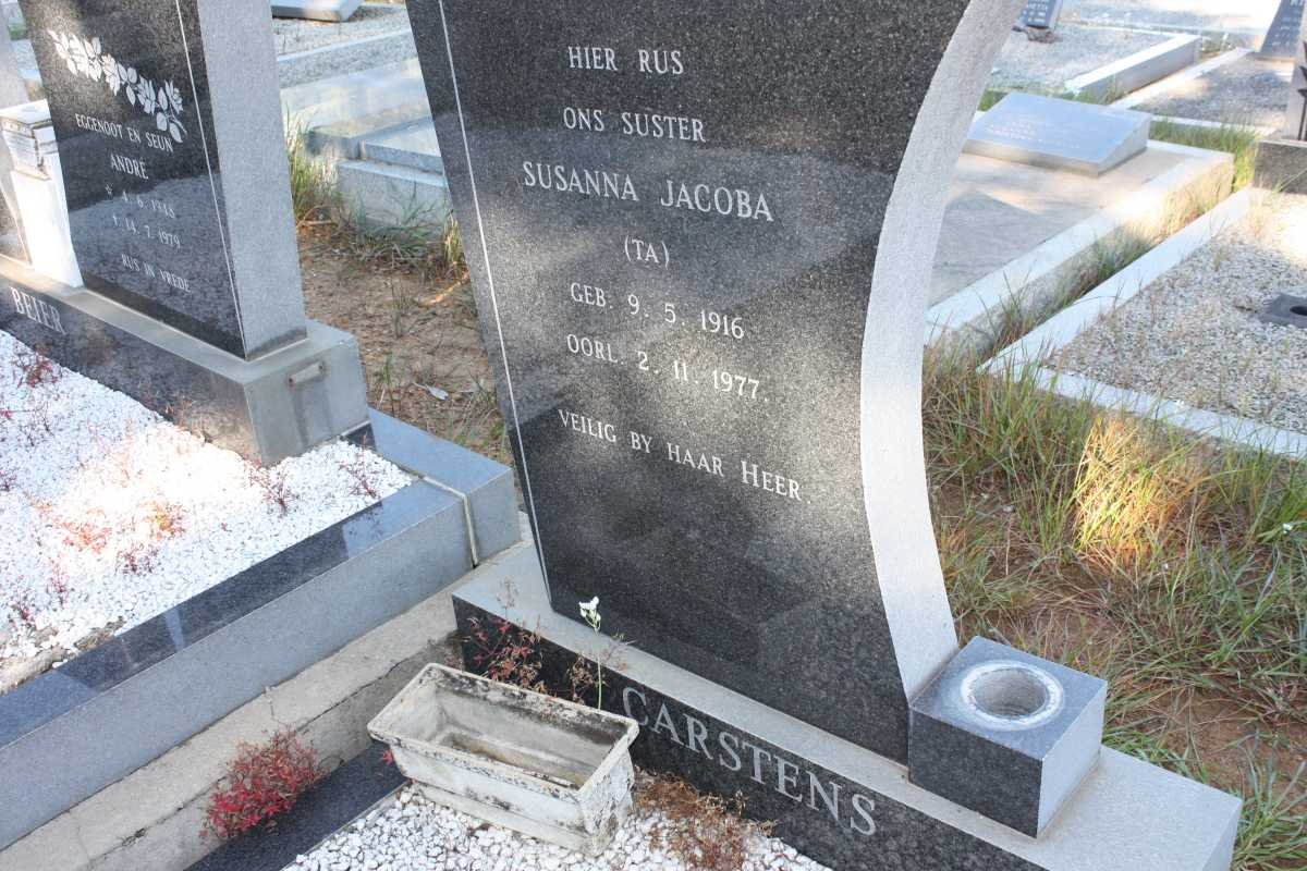 CARSTENS Susanna Jacoba 1916-1977