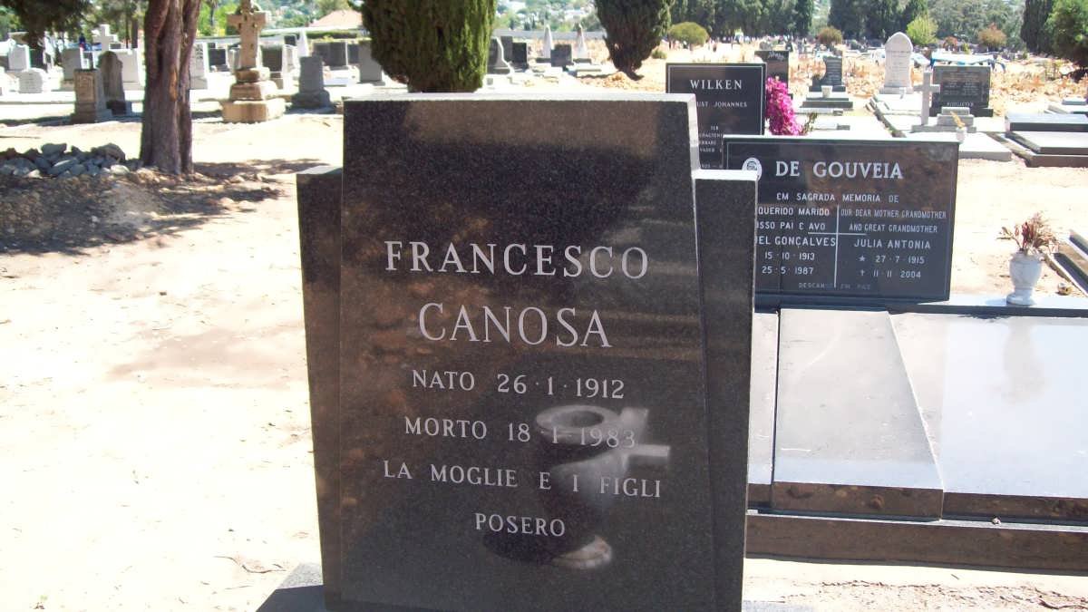 CANOSA Francesco 1912-1983